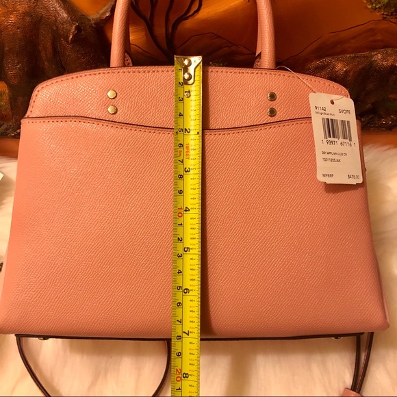 Daisy Appliqué Lilly Carry All Leather Satchel - Picture 2 of 4